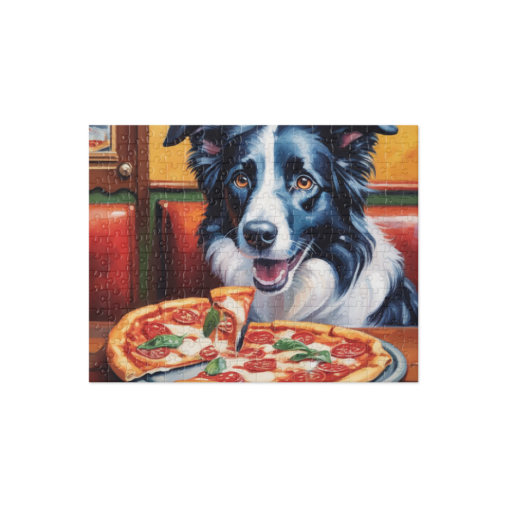 PugMug Custom Border Collie Jigsaw Puzzle