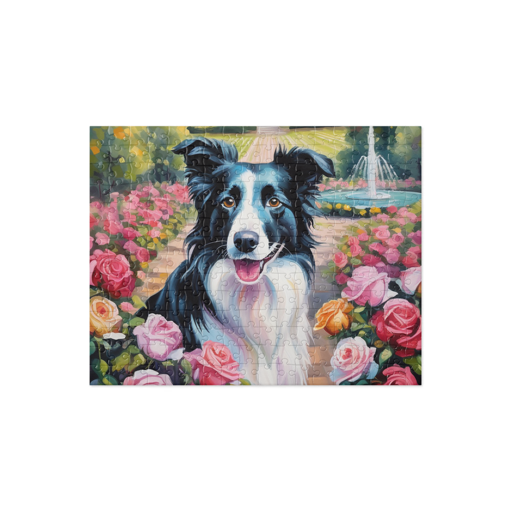 PugMug Custom Border Collie Jigsaw Puzzle