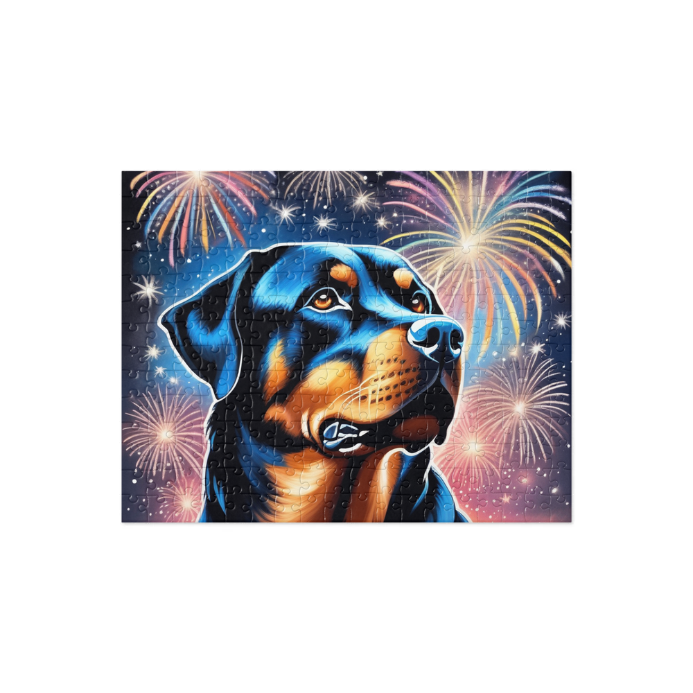 PugMug Custom Rottweiler Jigsaw Puzzle