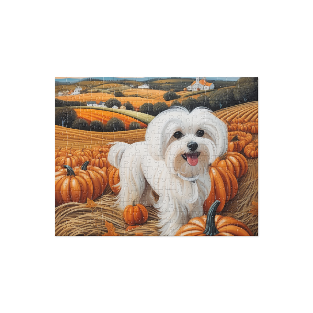 PugMug Custom Maltese Dog Jigsaw Puzzle