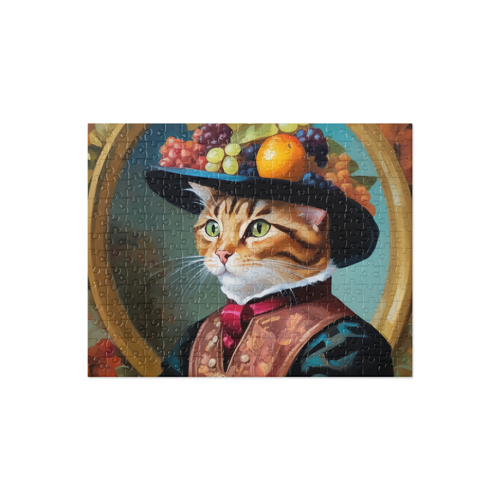 PugMug Custom Tabby Exotic Cat Jigsaw Puzzle