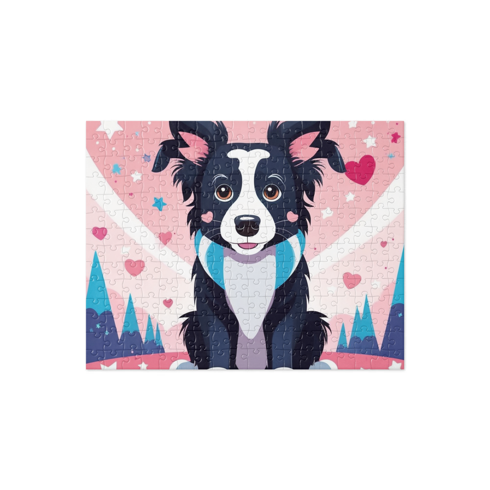 PugMug Custom Border Collie Jigsaw Puzzle