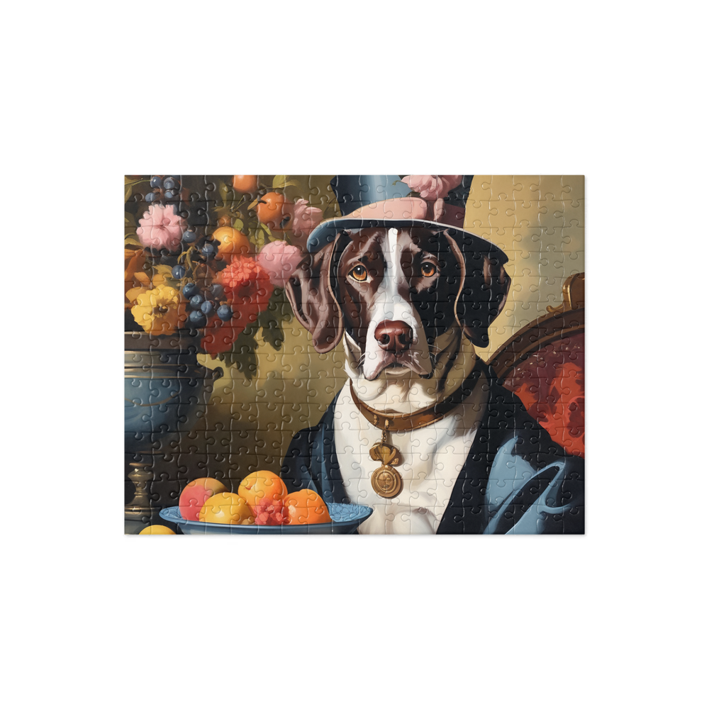 PugMug Custom Pointer Dog Jigsaw Puzzle