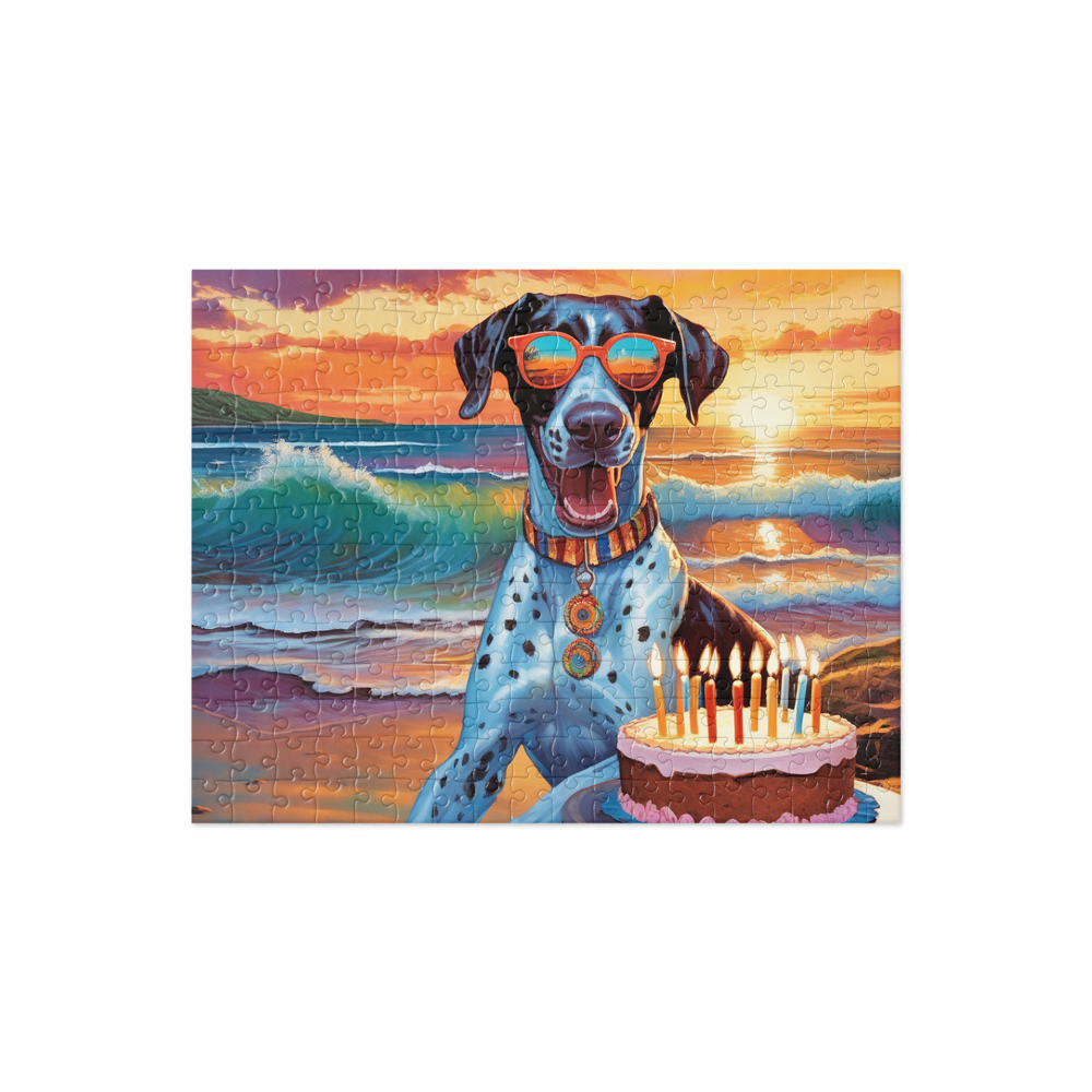 PugMug Custom Pointer Dog Jigsaw Puzzle