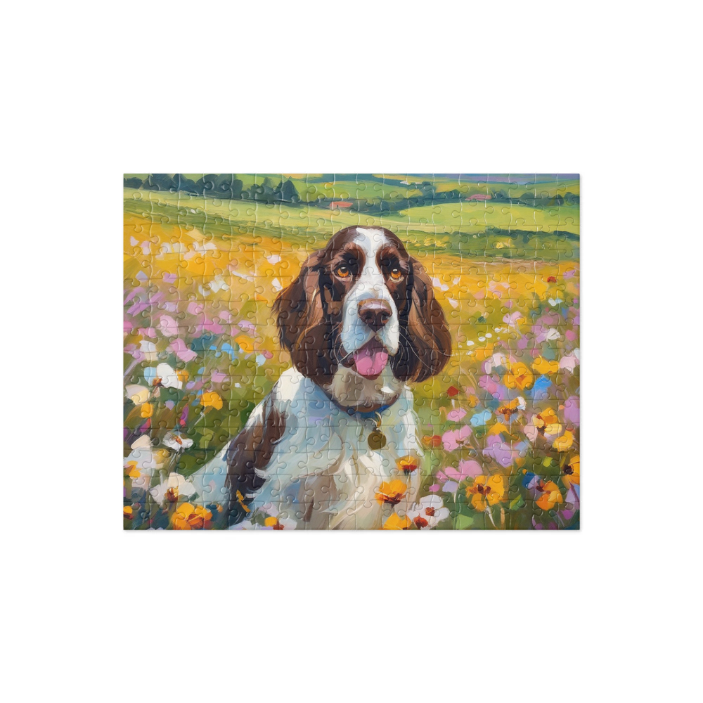 PugMug Custom English Springer Spaniel Jigsaw Puzzle