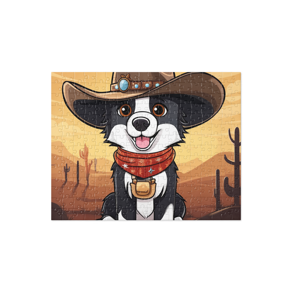 PugMug Custom Border Collie Jigsaw Puzzle