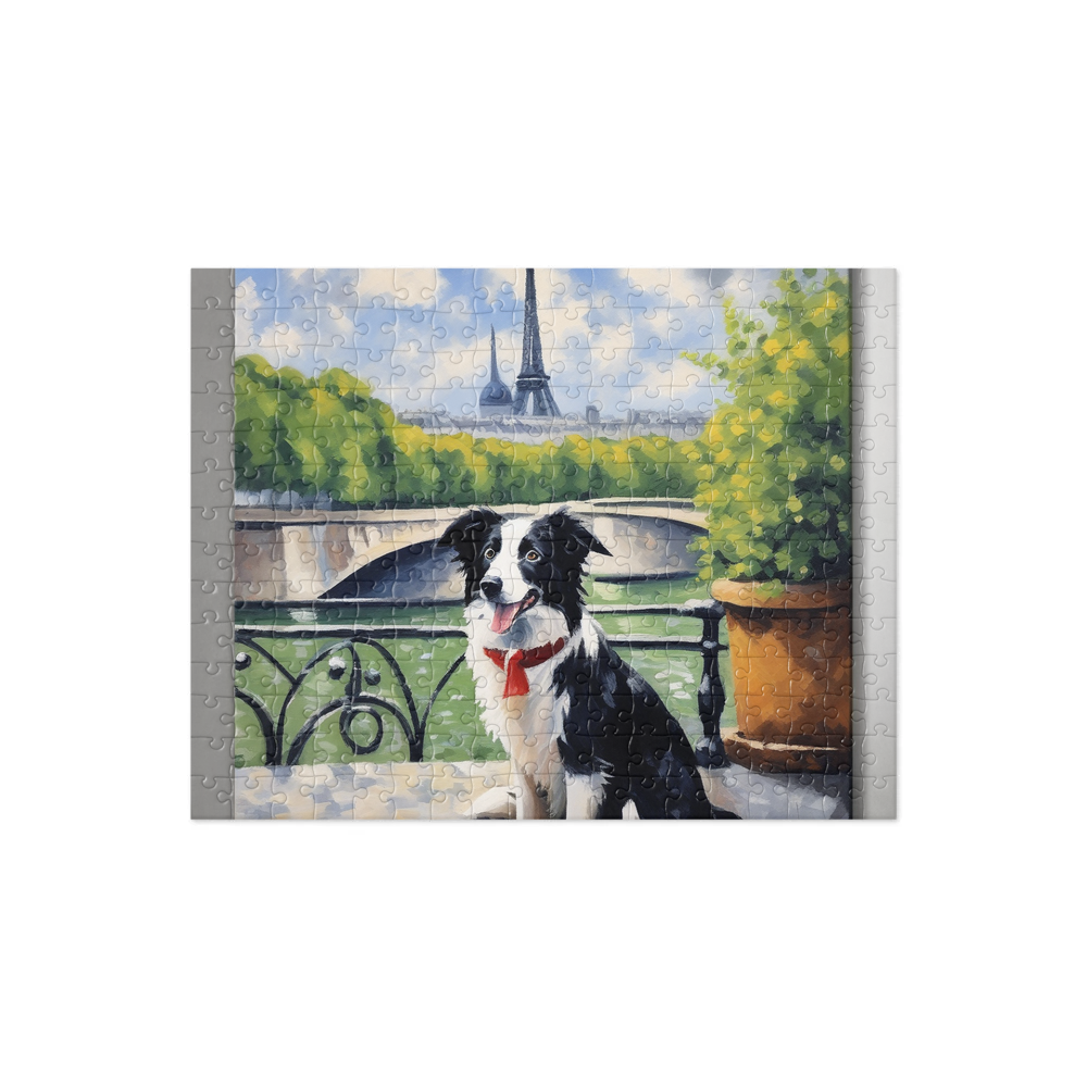 PugMug Custom Border Collie Jigsaw Puzzle