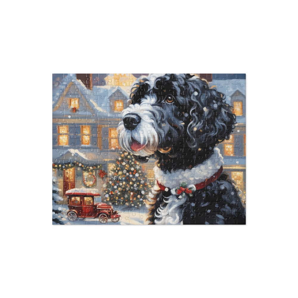 PugMug Custom Portuguese Water Dog Jigsaw Puzzle
