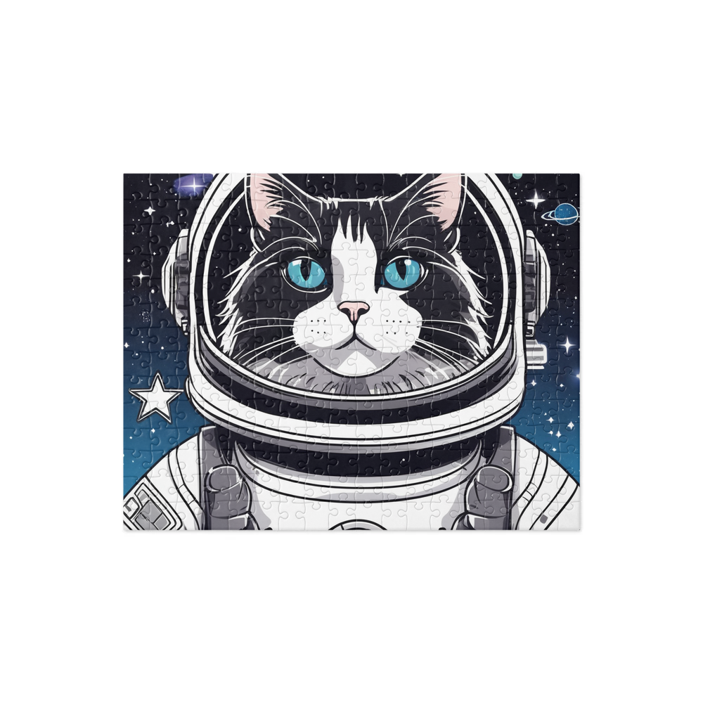 PugMug Custom Black Ragdoll Cat Jigsaw Puzzle