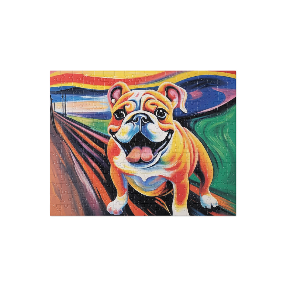 PugMug Custom Bulldog Jigsaw Puzzle