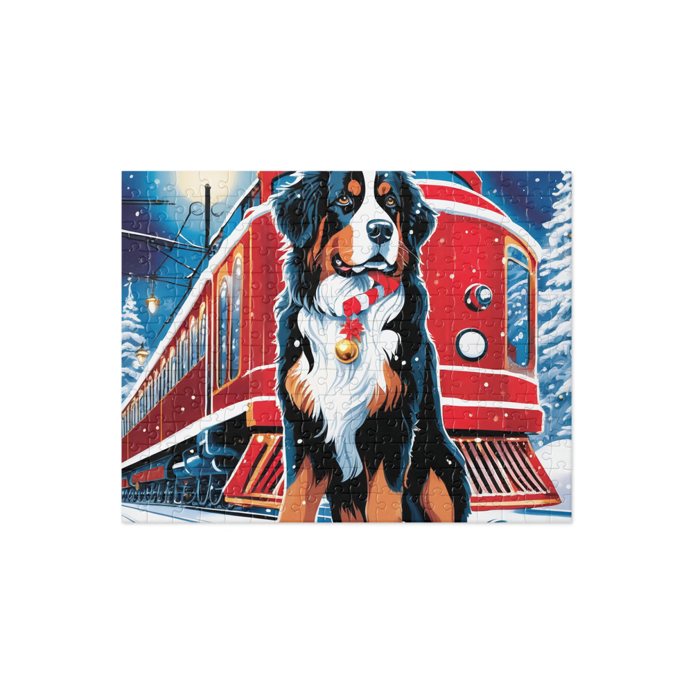 PugMug Custom Bernese Mountain Dog Jigsaw Puzzle