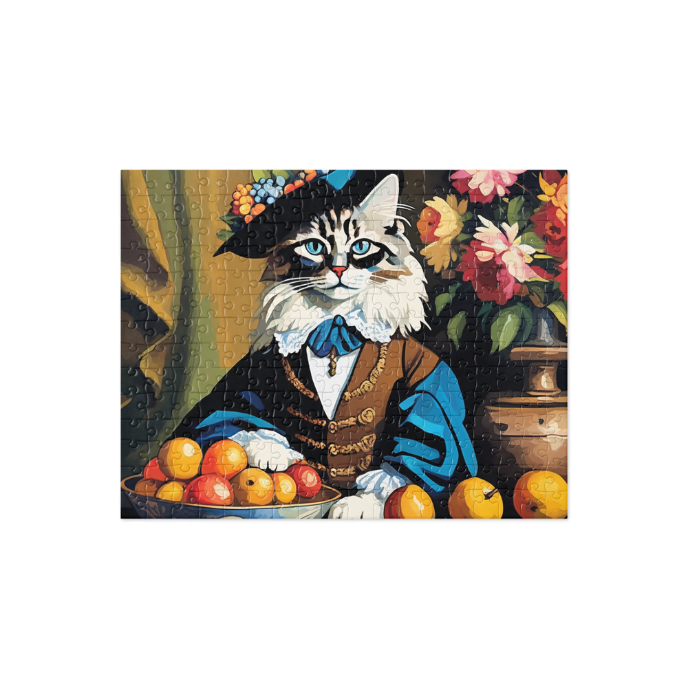 PugMug Custom Tabby Ragdoll Cat Jigsaw Puzzle