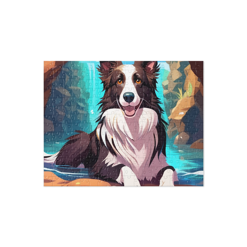 PugMug Custom Border Collie Jigsaw Puzzle