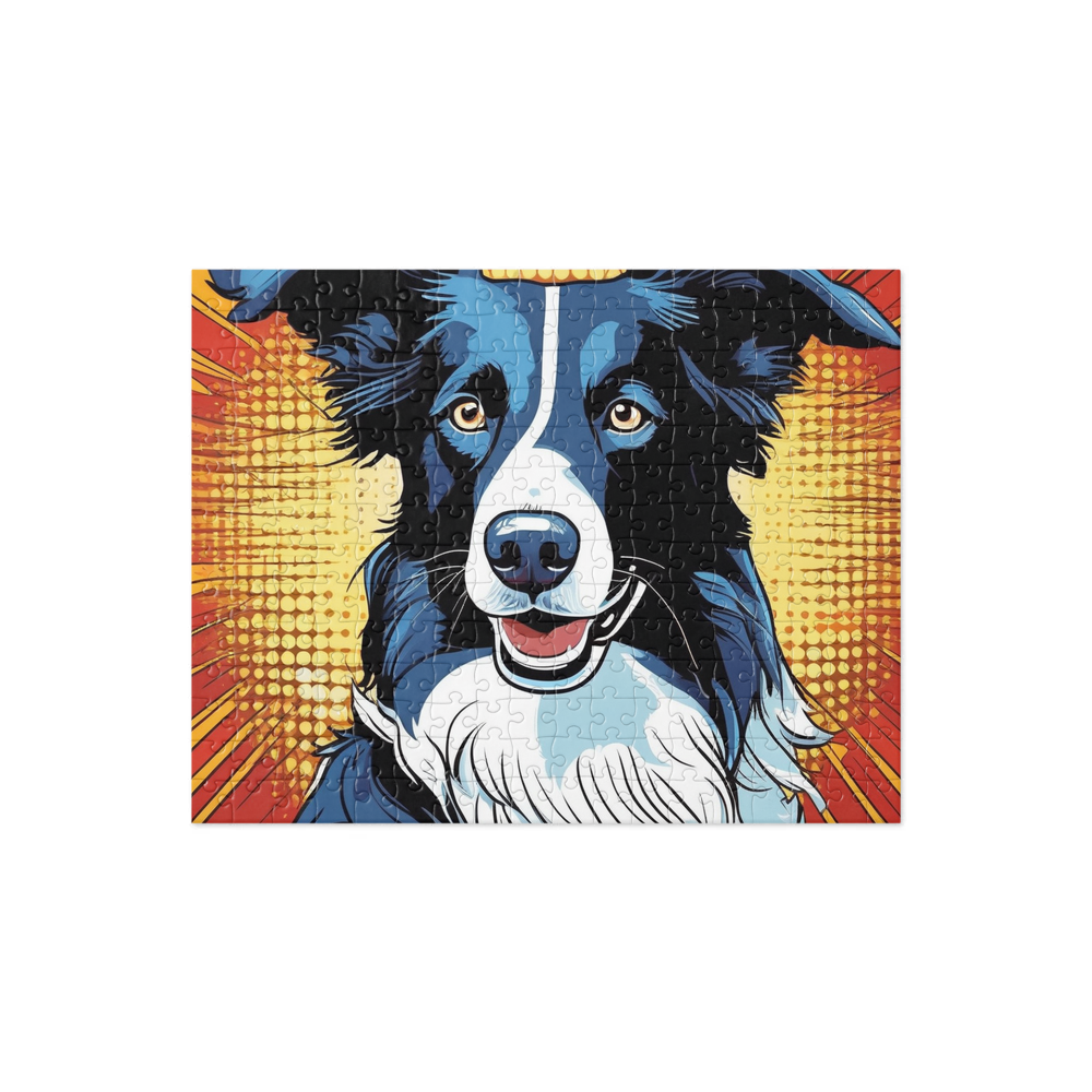 PugMug Custom Border Collie Jigsaw Puzzle