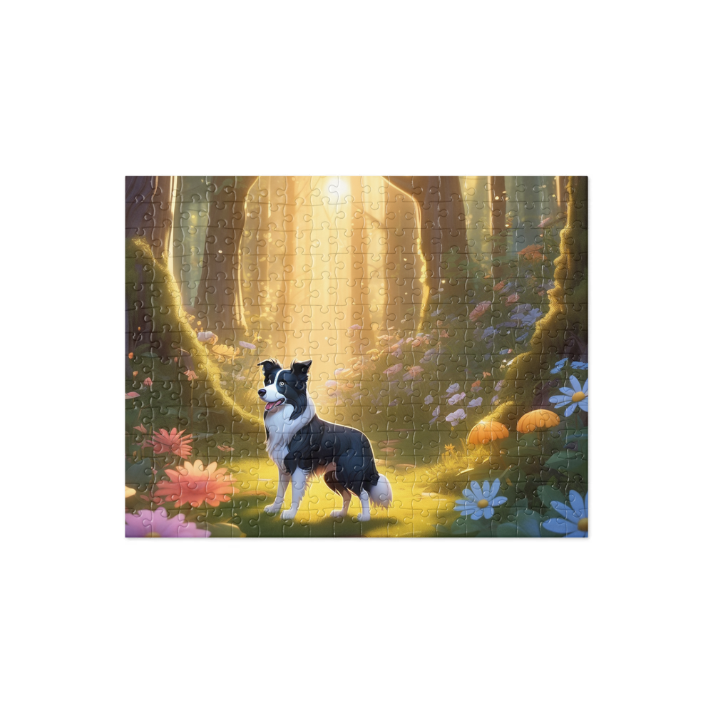 PugMug Custom Border Collie Jigsaw Puzzle