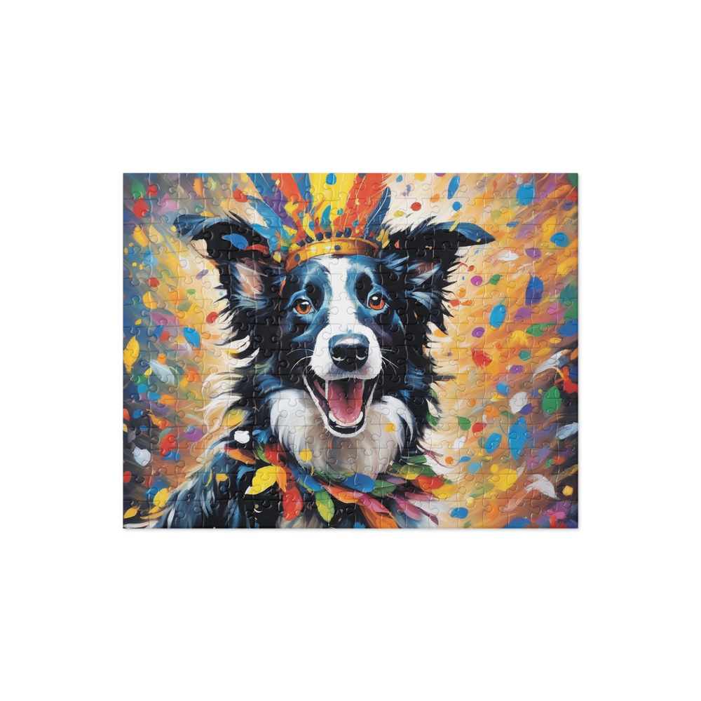 PugMug Custom Border Collie Jigsaw Puzzle