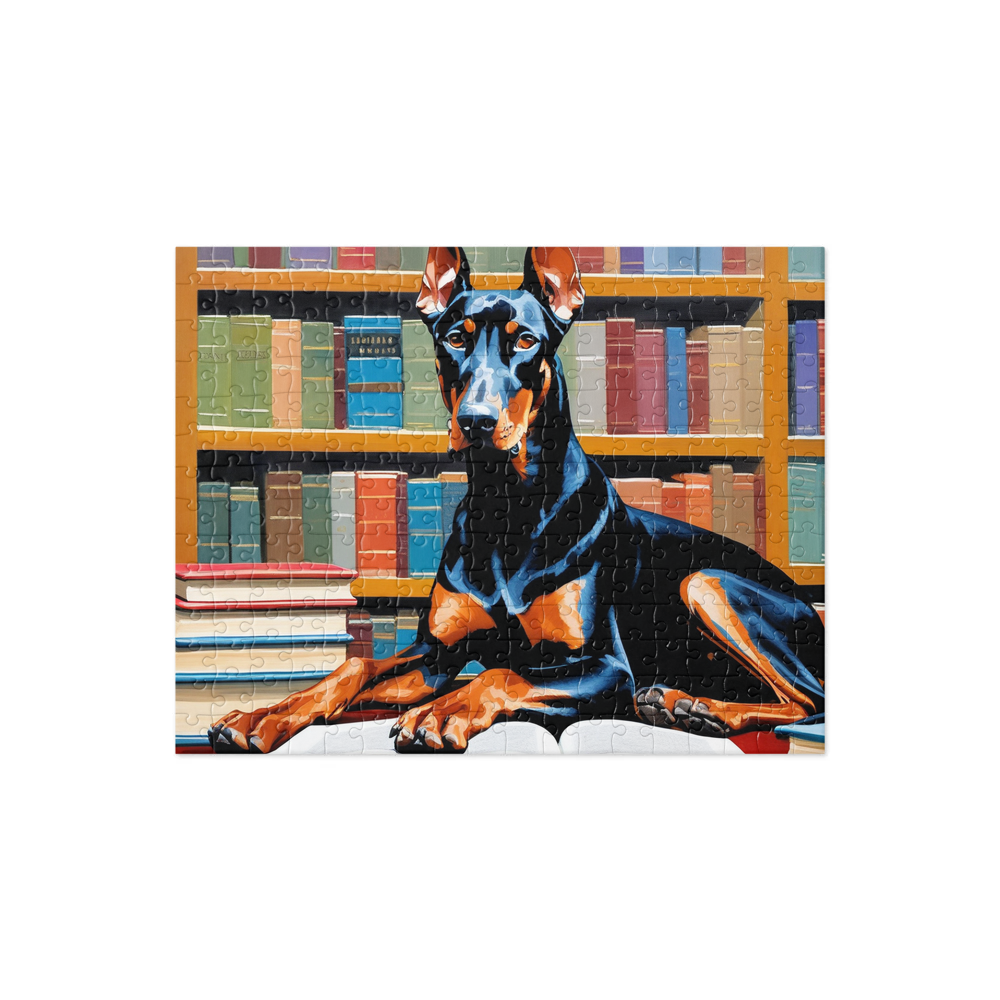 PugMug Custom Doberman Pinscher Jigsaw Puzzle