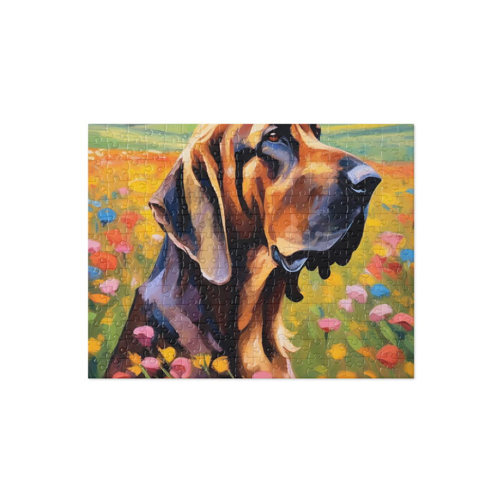 PugMug Custom Bloodhound Jigsaw Puzzle