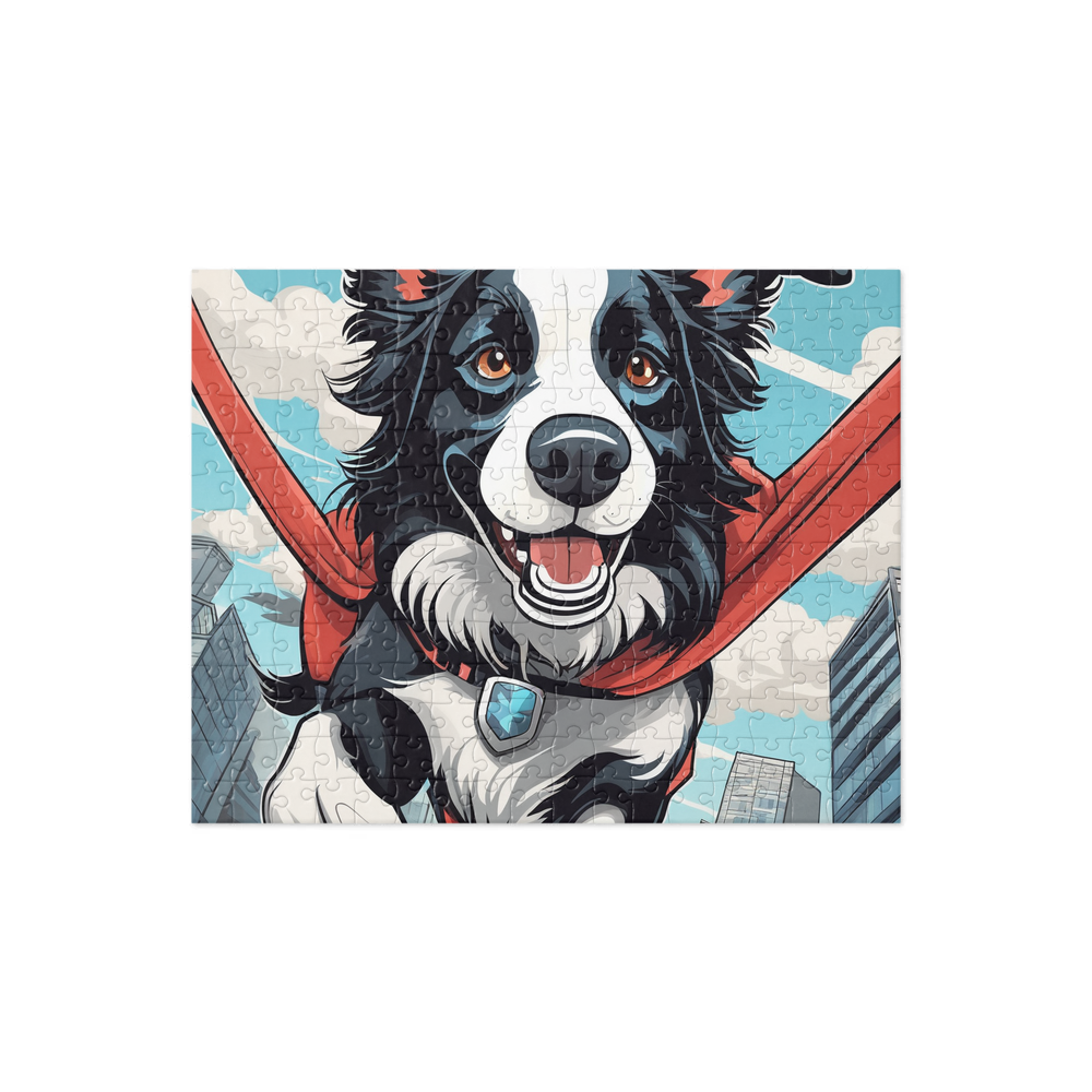 PugMug Custom Border Collie Jigsaw Puzzle
