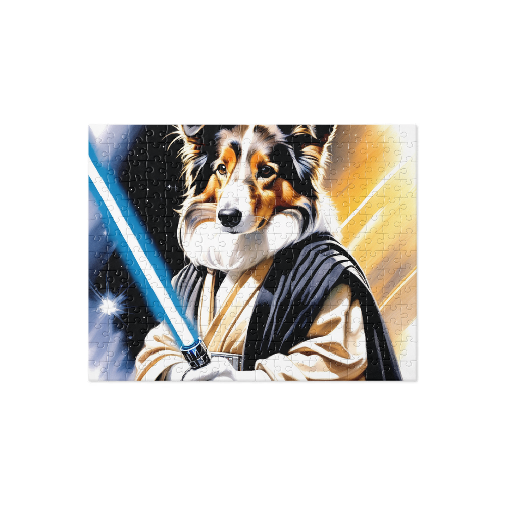 PugMug Custom Collie Jigsaw Puzzle