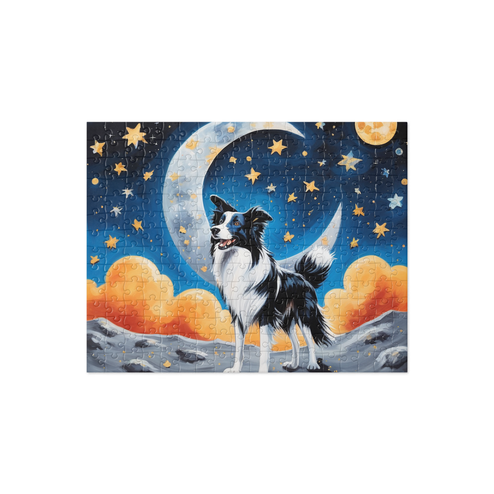 PugMug Custom Border Collie Jigsaw Puzzle
