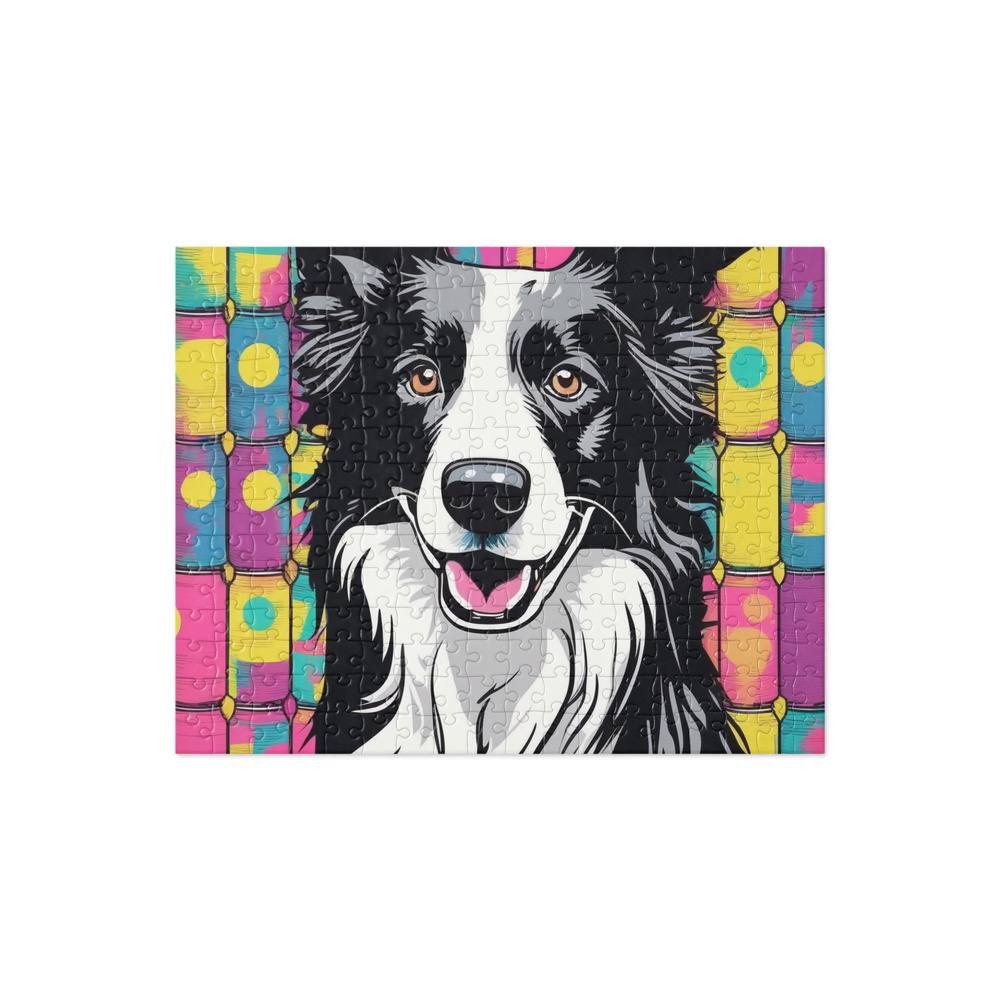 PugMug Custom Border Collie Jigsaw Puzzle