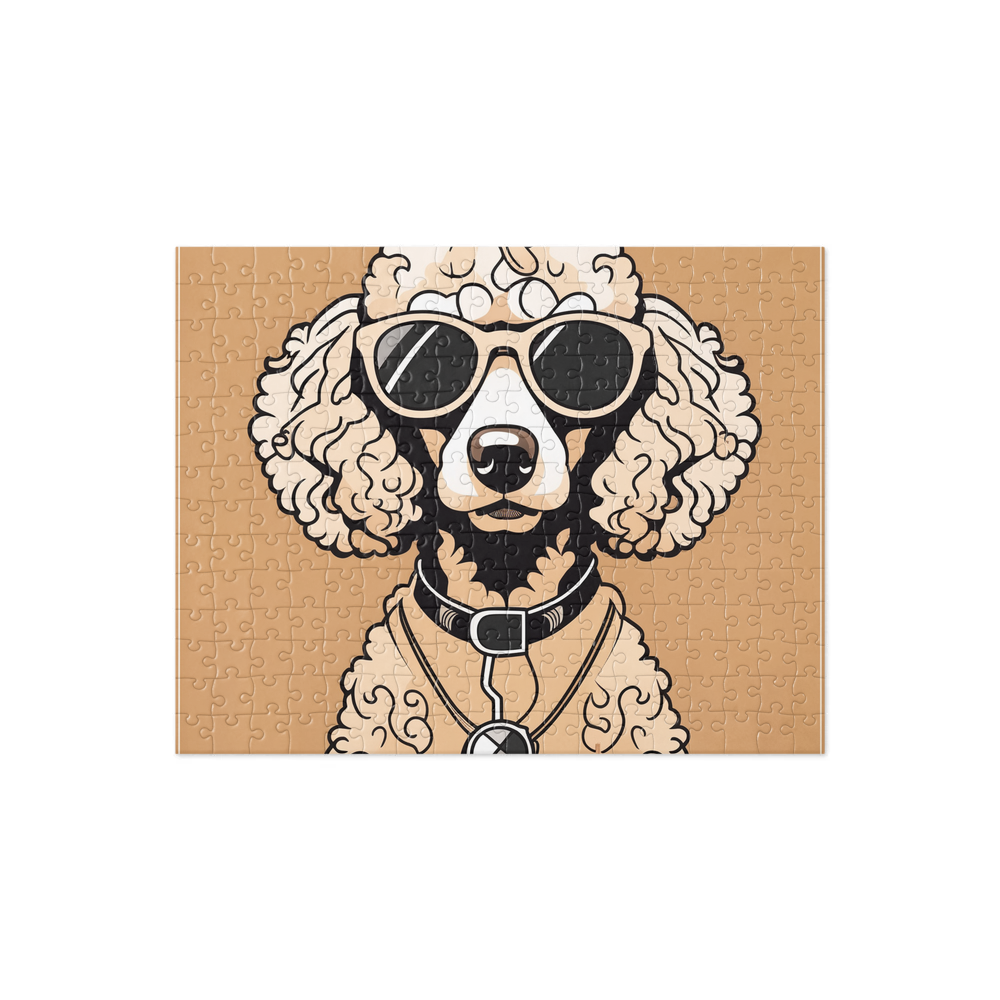 PugMug Custom Tan Poodle Jigsaw Puzzle