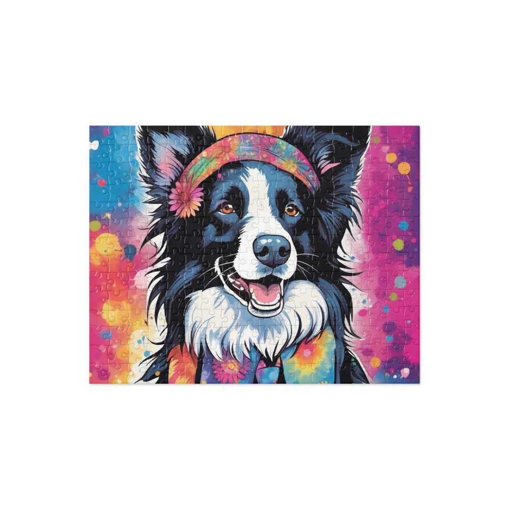 PugMug Custom Border Collie Jigsaw Puzzle