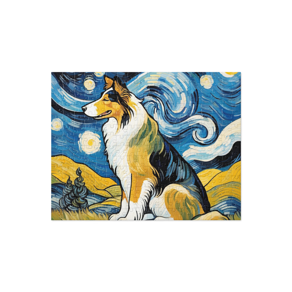 PugMug Custom Collie Jigsaw Puzzle