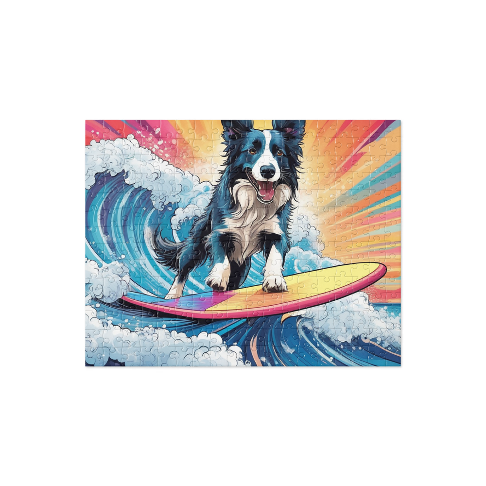 PugMug Custom Border Collie Jigsaw Puzzle