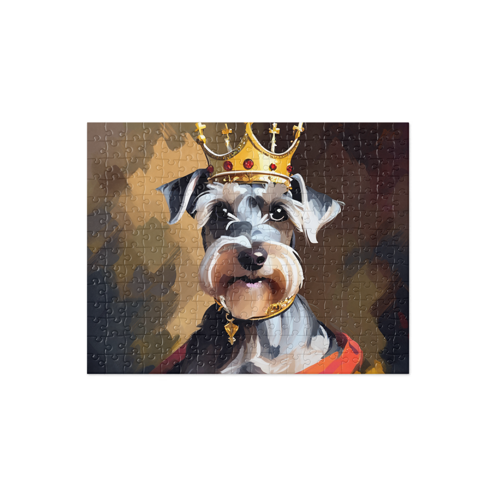 PugMug Custom Miniature Schnauzer Jigsaw Puzzle