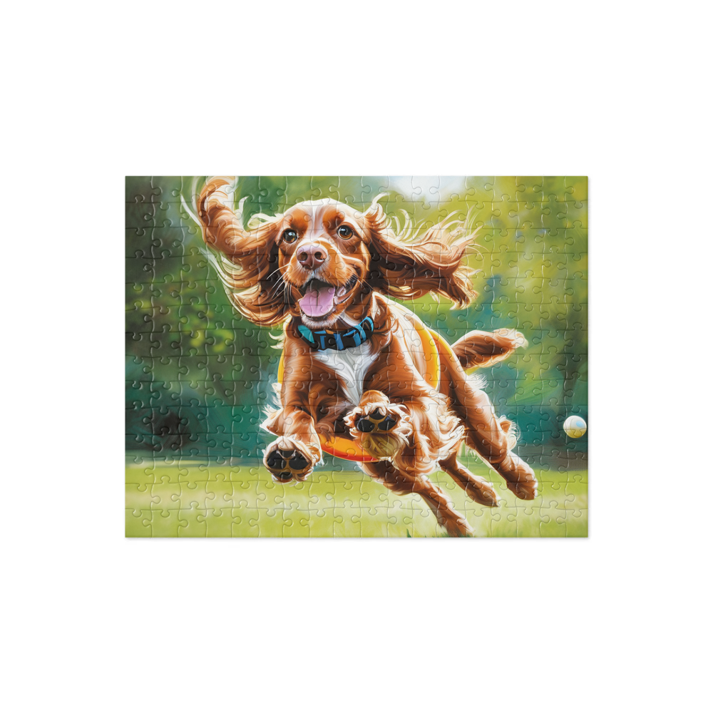 PugMug Custom Cocker Spaniel Jigsaw Puzzle