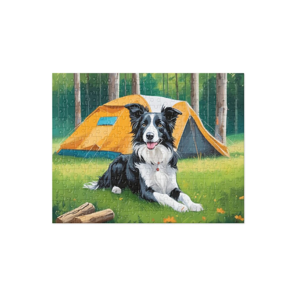 PugMug Custom Border Collie Jigsaw Puzzle