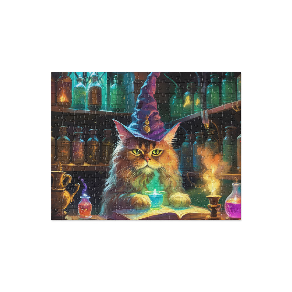 PugMug Custom Tabby Persian Cat Jigsaw Puzzle