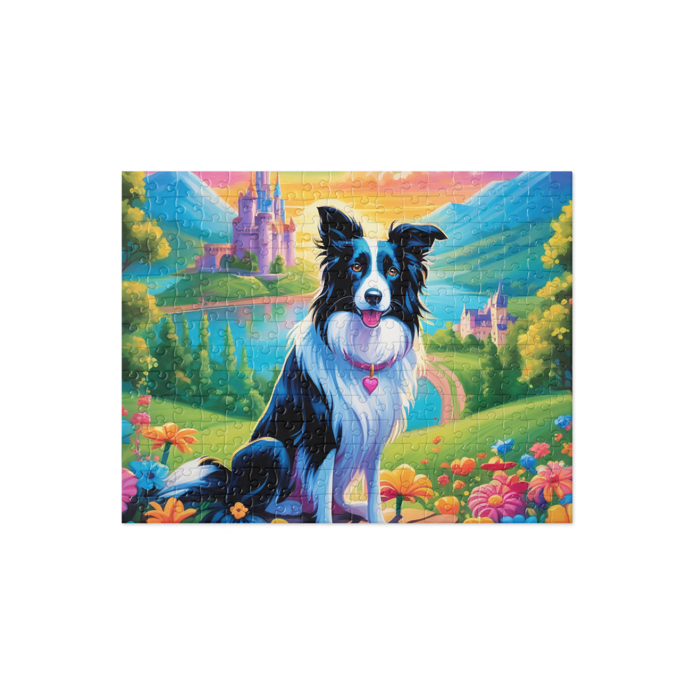 PugMug Custom Border Collie Jigsaw Puzzle
