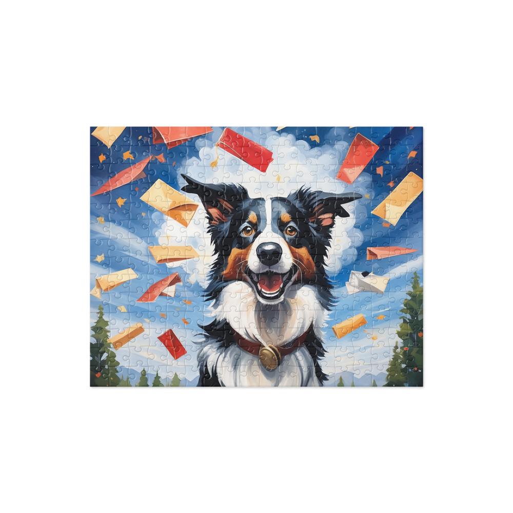 PugMug Custom Border Collie Jigsaw Puzzle