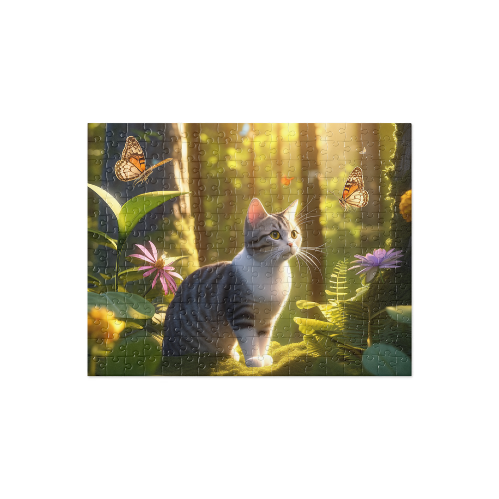 PugMug Custom Tabby American Shorthair Cat Jigsaw Puzzle
