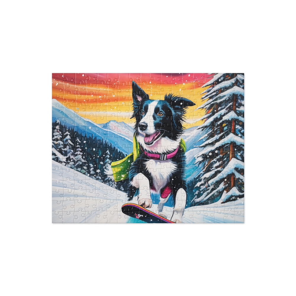 PugMug Custom Border Collie Jigsaw Puzzle