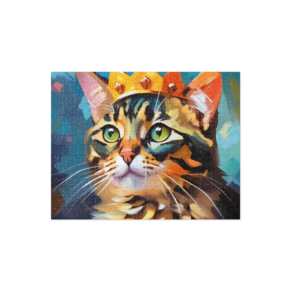 PugMug Custom Tabby Exotic Cat Jigsaw Puzzle