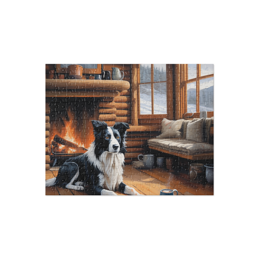 PugMug Custom Border Collie Jigsaw Puzzle