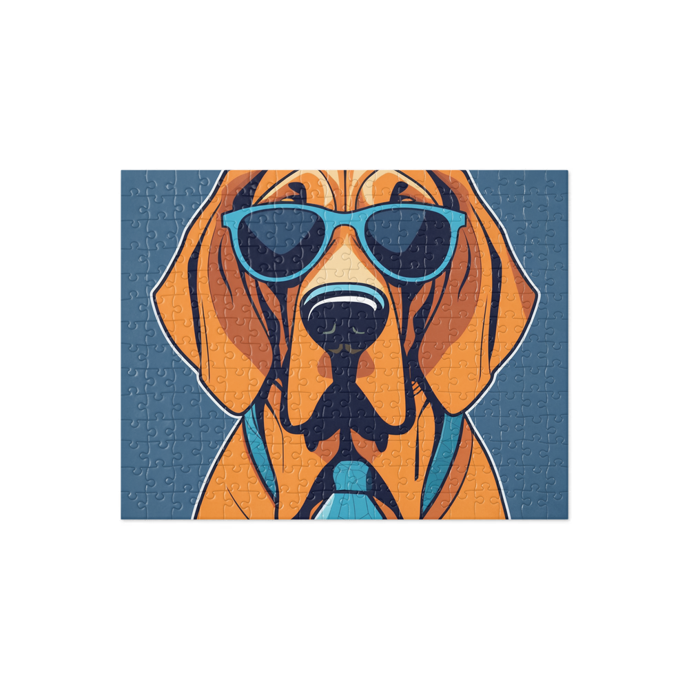 PugMug Custom Bloodhound Jigsaw Puzzle