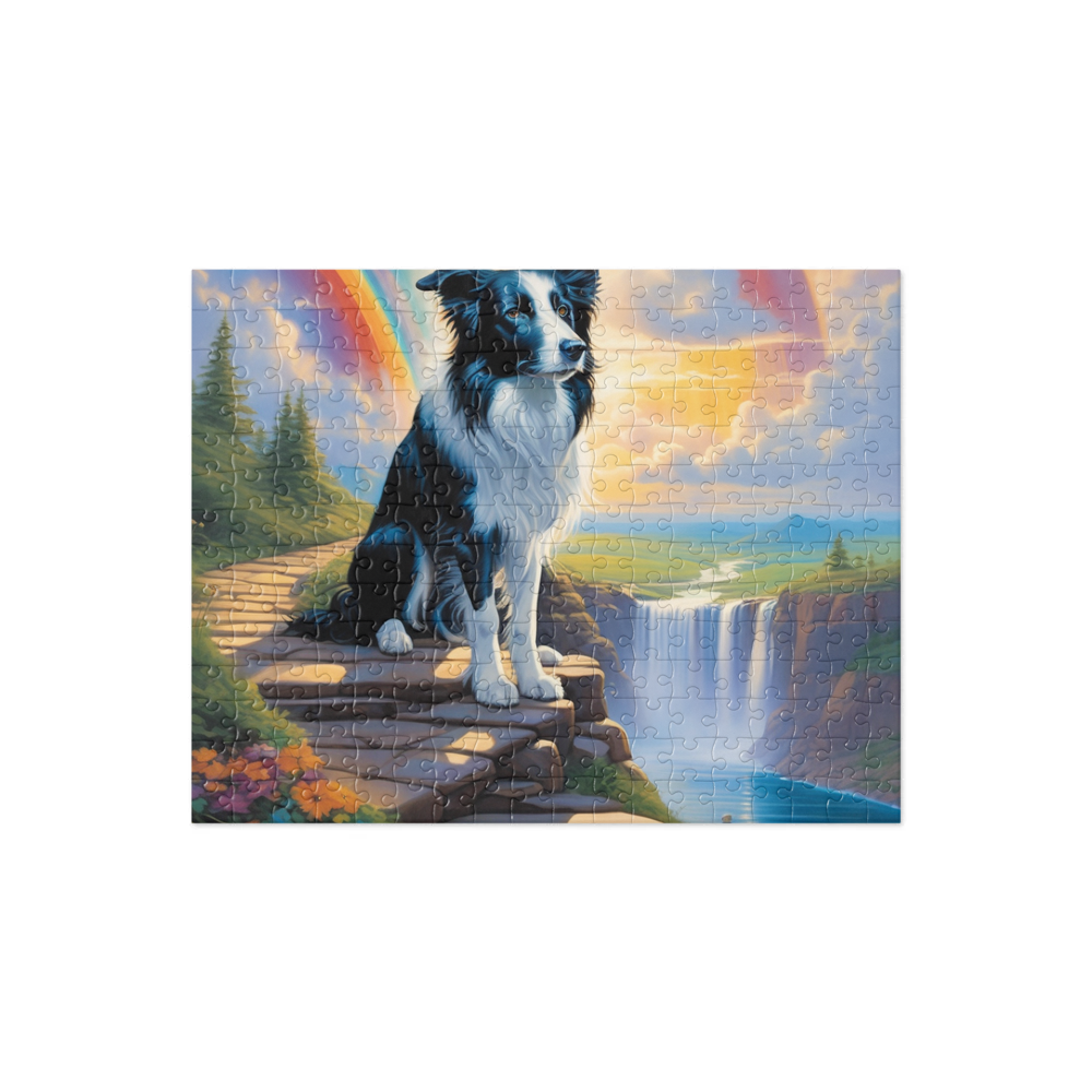 PugMug Custom Border Collie Jigsaw Puzzle