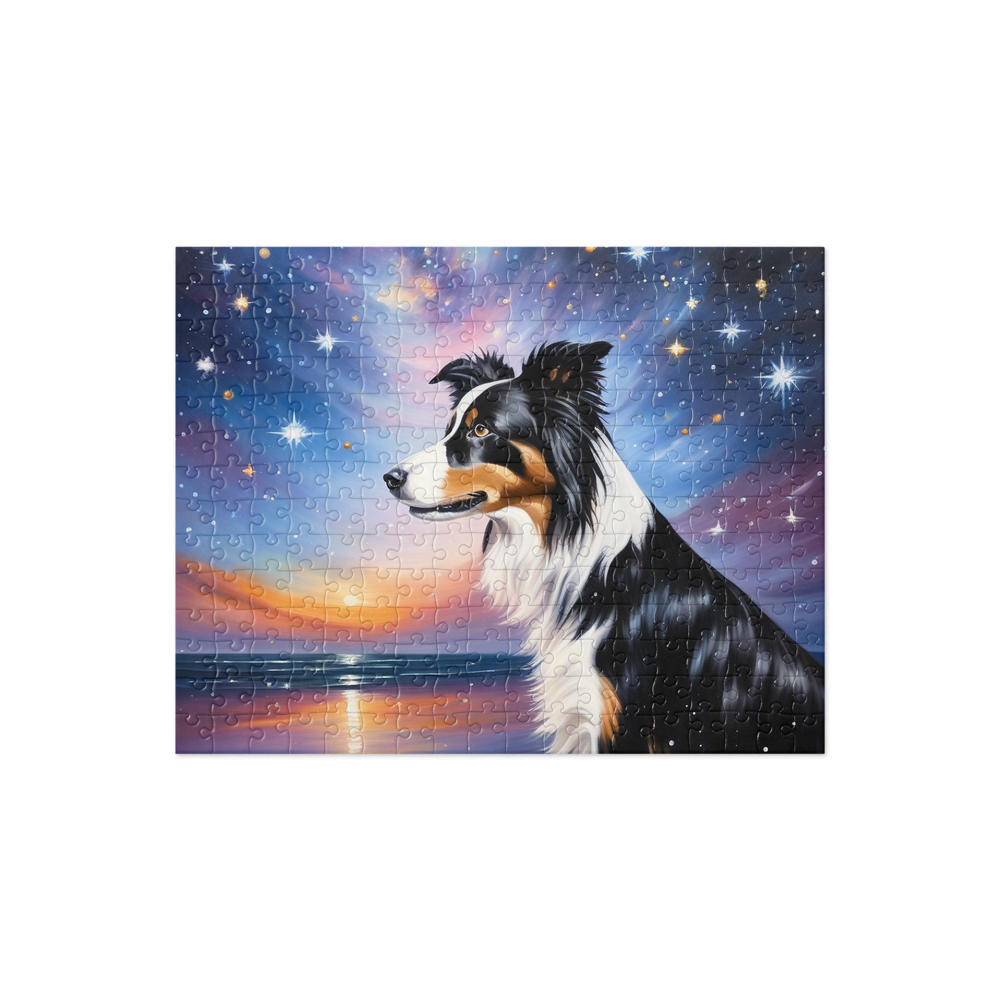 PugMug Custom Border Collie Jigsaw Puzzle