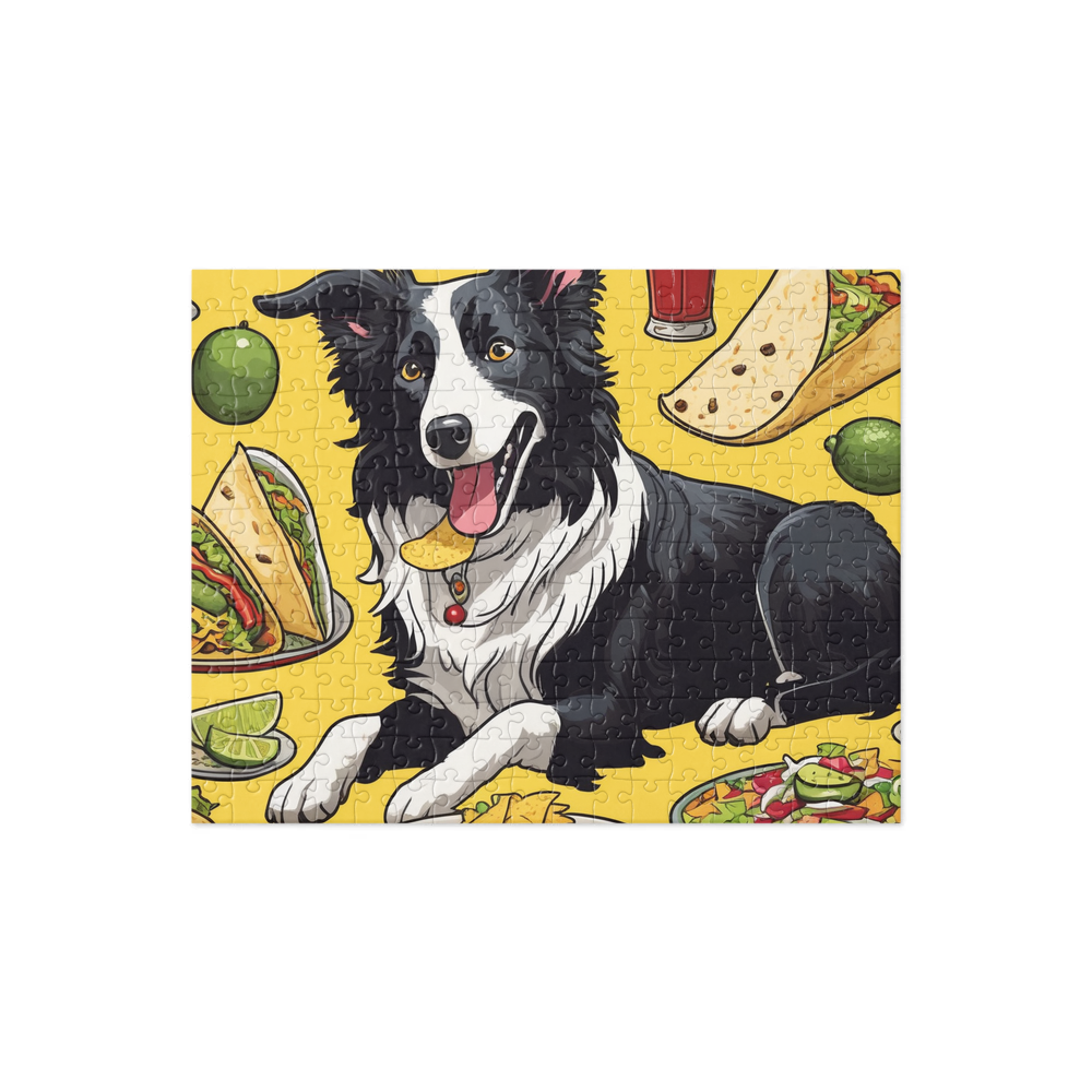 PugMug Custom Border Collie Jigsaw Puzzle