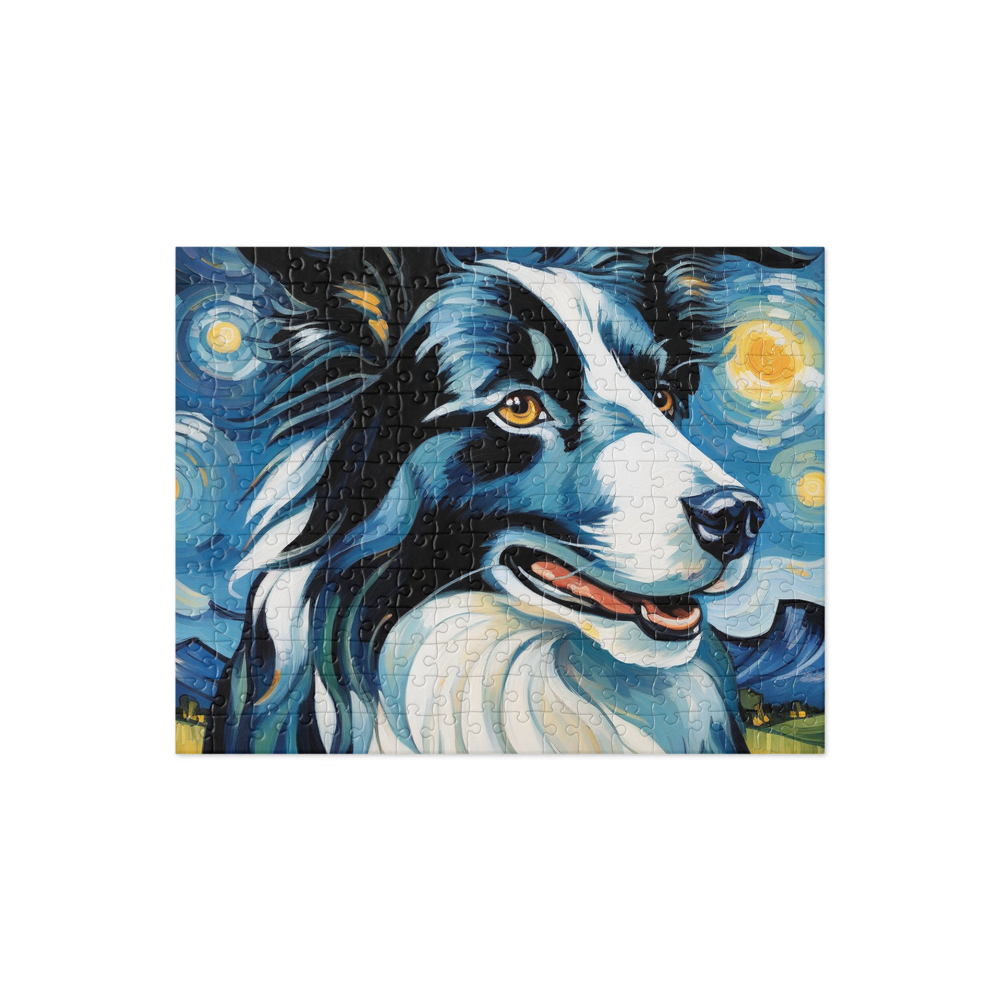 PugMug Custom Border Collie Jigsaw Puzzle