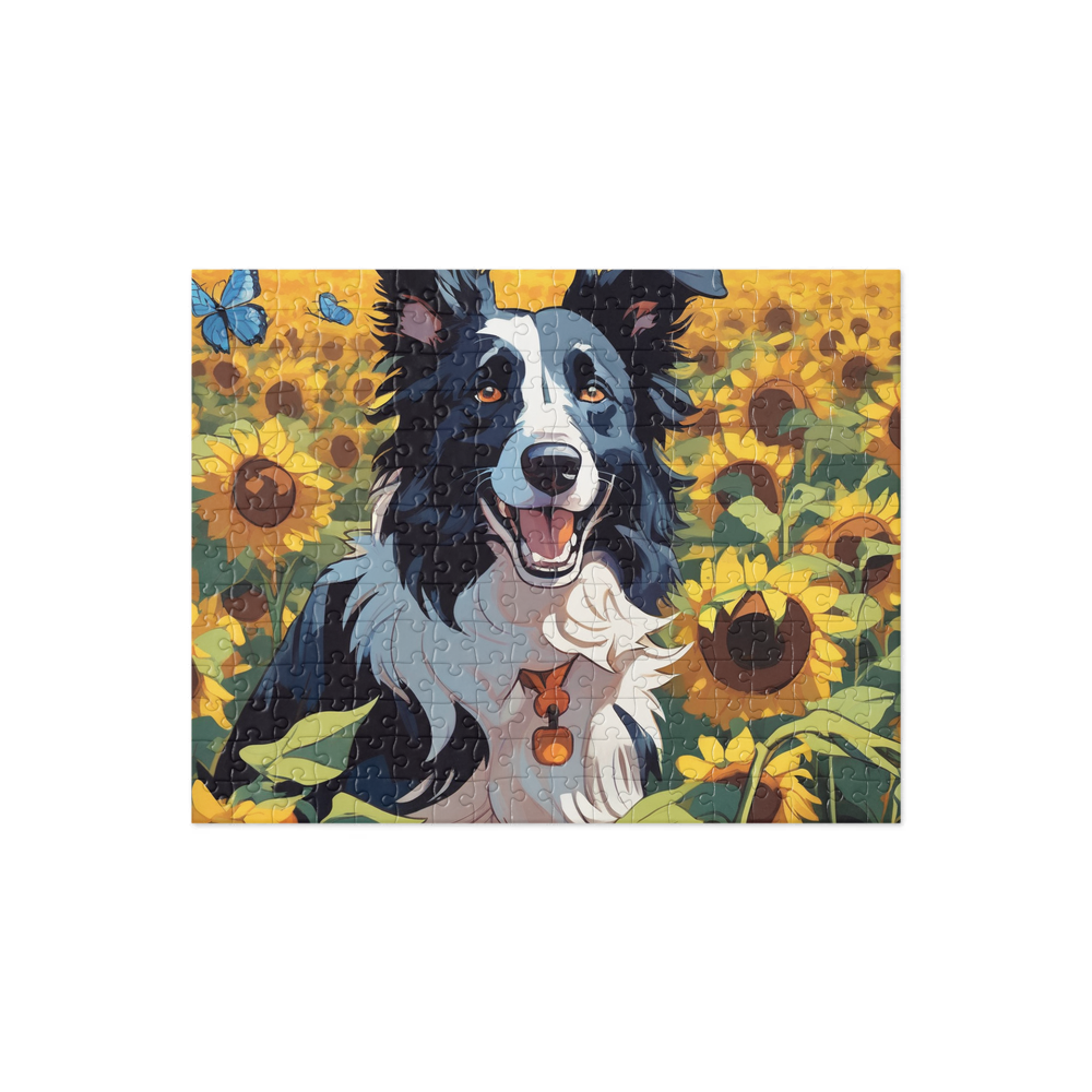 PugMug Custom Border Collie Jigsaw Puzzle