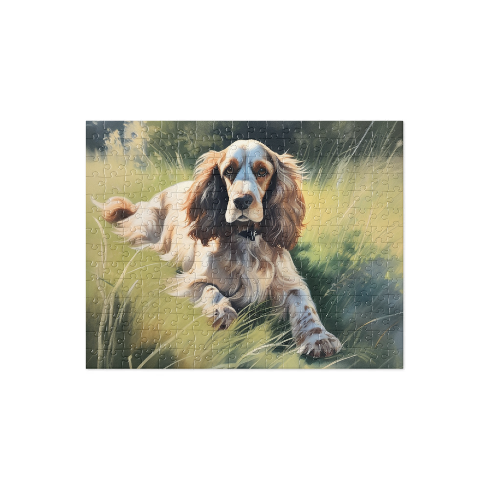 PugMug Custom English Cocker Spaniel Jigsaw Puzzle