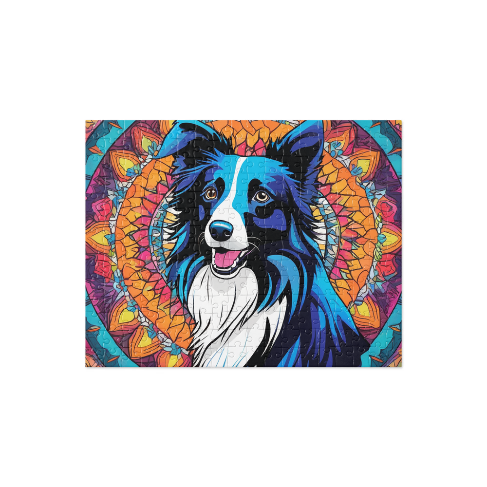 PugMug Custom Border Collie Jigsaw Puzzle