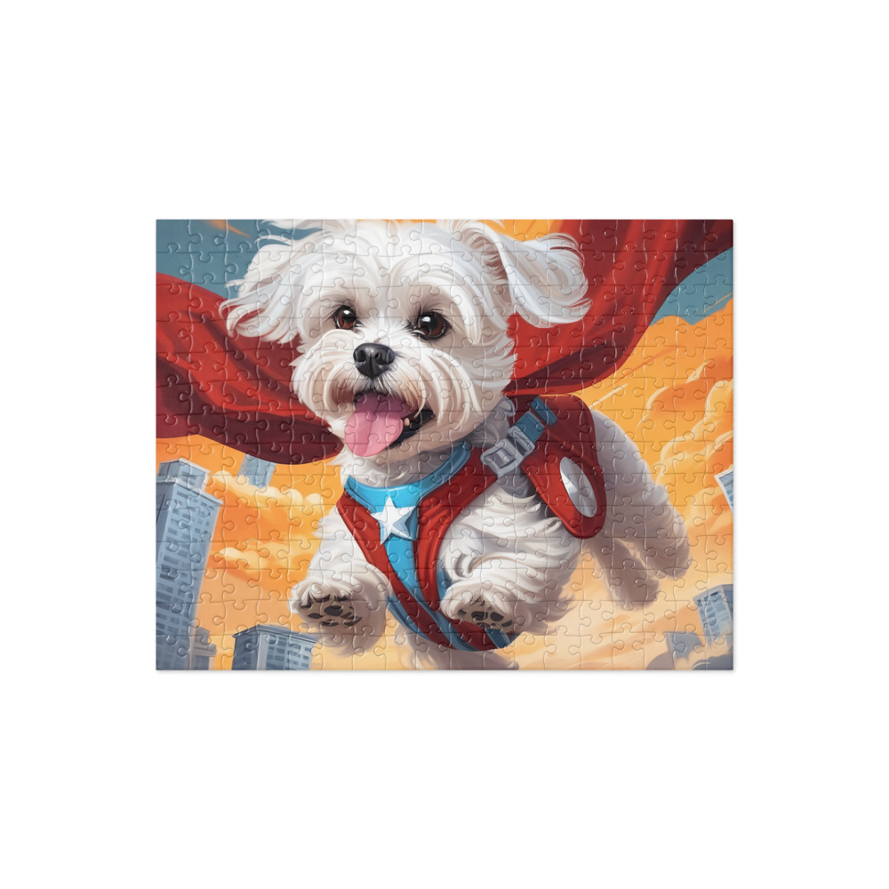 PugMug Custom Maltese Dog Jigsaw Puzzle