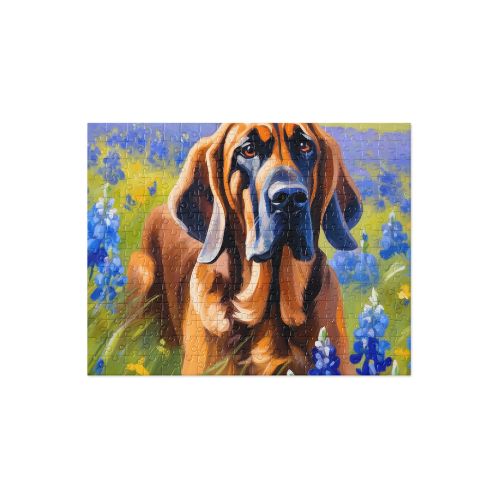 PugMug Custom Bloodhound Jigsaw Puzzle